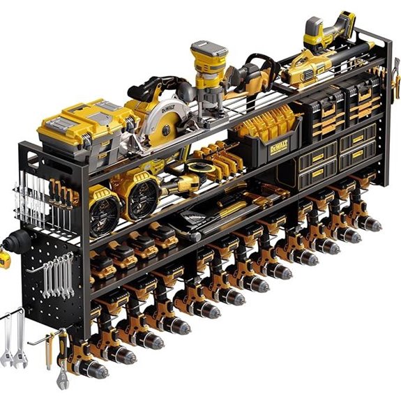 Heavy Duty 49 Power Tool Organizer Wall Mount