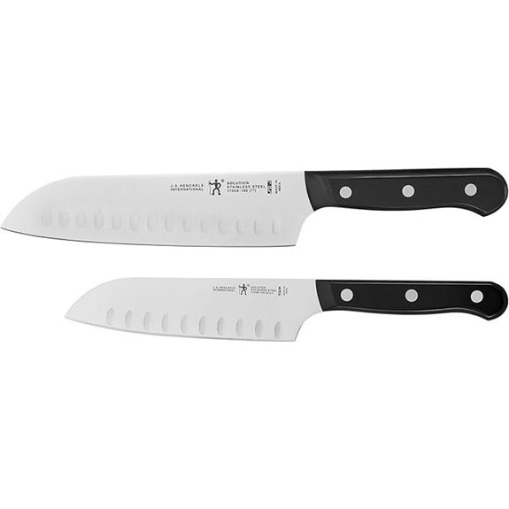 Henckels Solution 2-Piece Knife Set with Santoku Knives