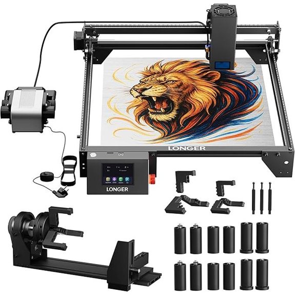 LONGER Laser Engraver Ray5 20000mW with Rotary Kit