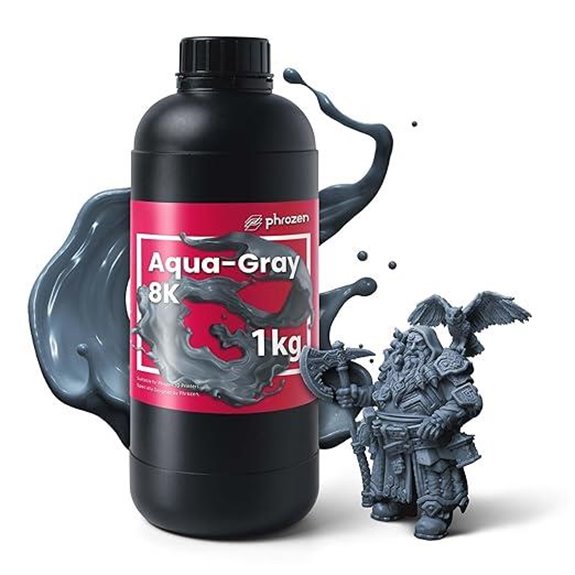 Phrozen Aqua Gray 8K 3D Printing Resin (1KG)
