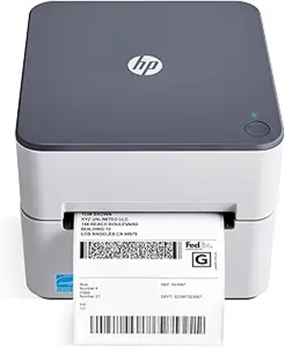 HP Thermal Label Printer with Ethernet High-Speed 300 DPI