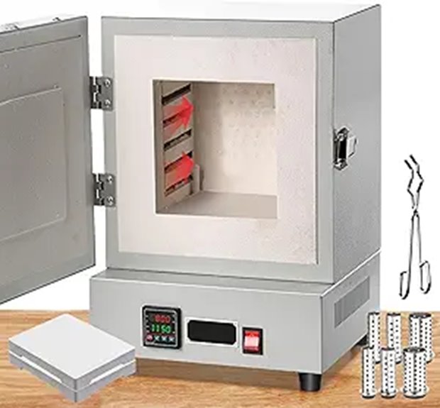 Burnout Kiln & Lab Oven 1150°C with Accessories