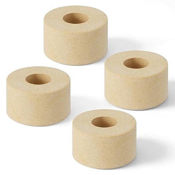 Tuanse 4 Pack Kiln Posts for High Temp Firing