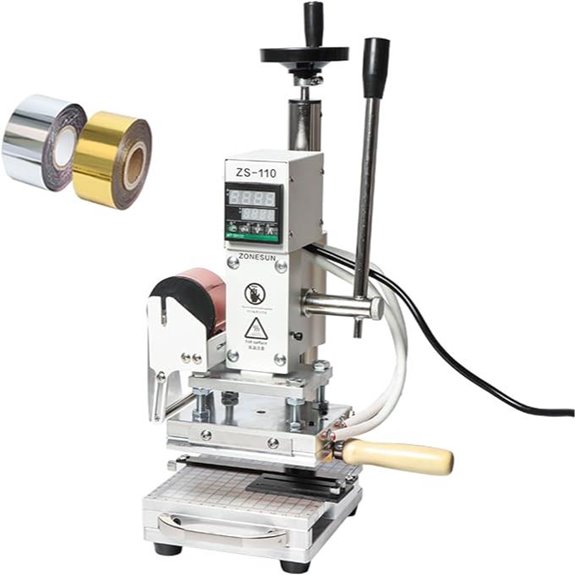 ZONEPACK Hot Foil Stamping Machine with Sliding Plate