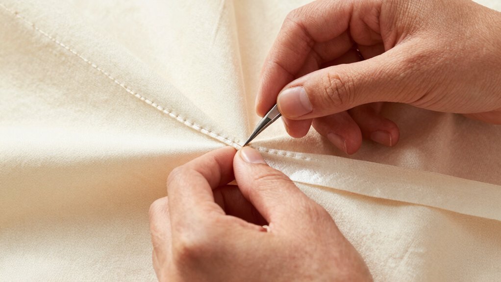 how to neatly finish seams