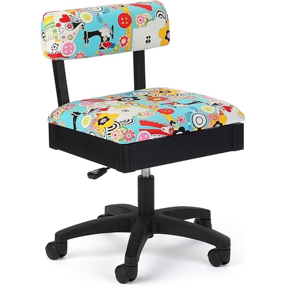 Arrow Sewing Hydraulic Craft Chair with Storage