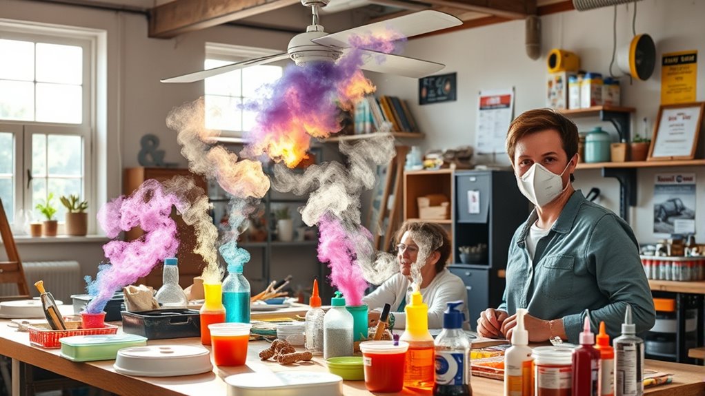 identify and control crafting fumes