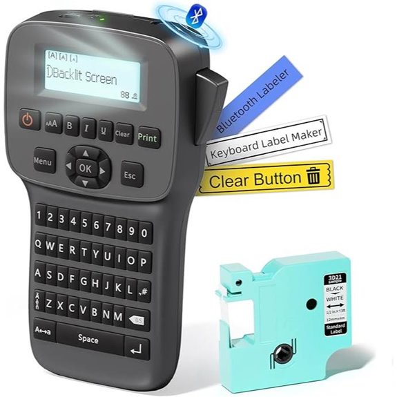 Industrial Bluetooth Label Maker with Tape
