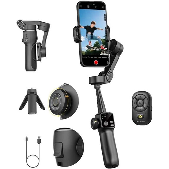 AOCHUAN Gimbal Stabilizer for iPhone (Smart V8 Kit)