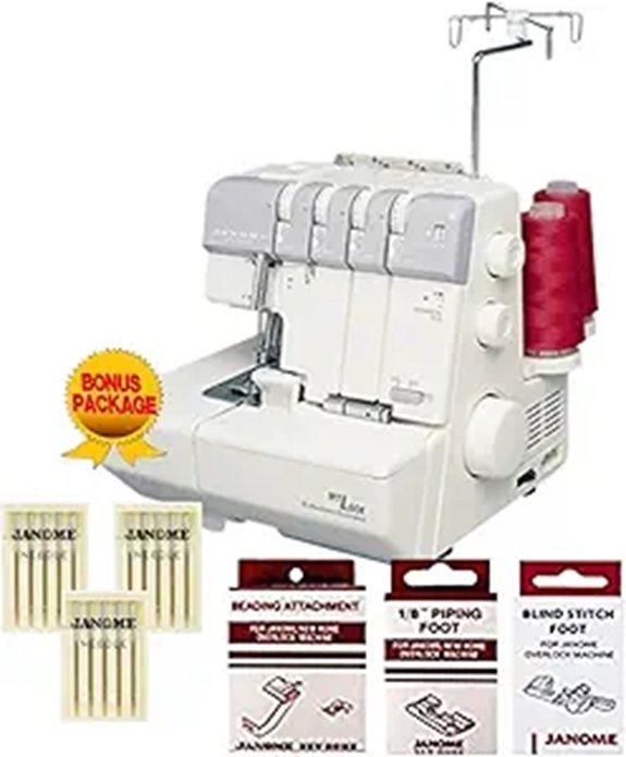 Janome MyLock 634D Overlock Serger with Bonus