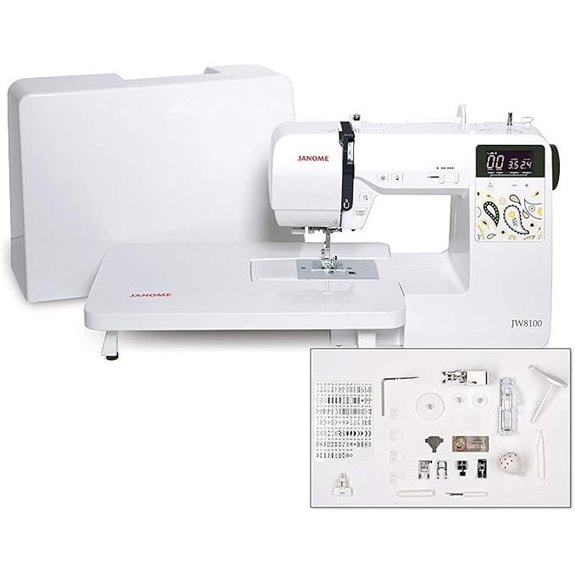 Janome JW8100 Computerized Sewing Machine with Accessories