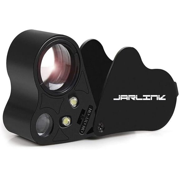 JARLINK 30X-60X Illuminated Jewelry Loupe