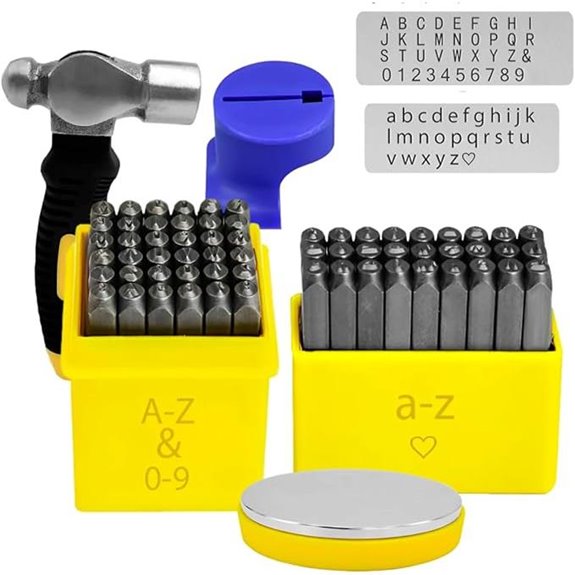 BELMAKS 64-Piece Metal Stamping Kit for Jewelry