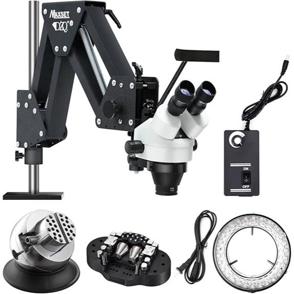 DZQ Jewelry Microscope with LED Ring Light