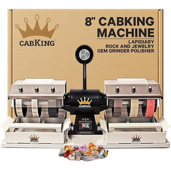 CabKing 8 Jewelry Polishing & Lapidary Machine Kit