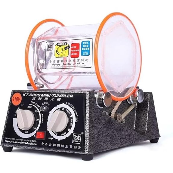 Jewelry Polisher Tumbler 3kg 45W Surface Machine