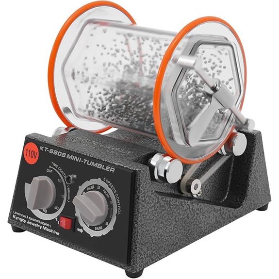 Jewelry Polisher Tumbler 3kg with Beads and Timer