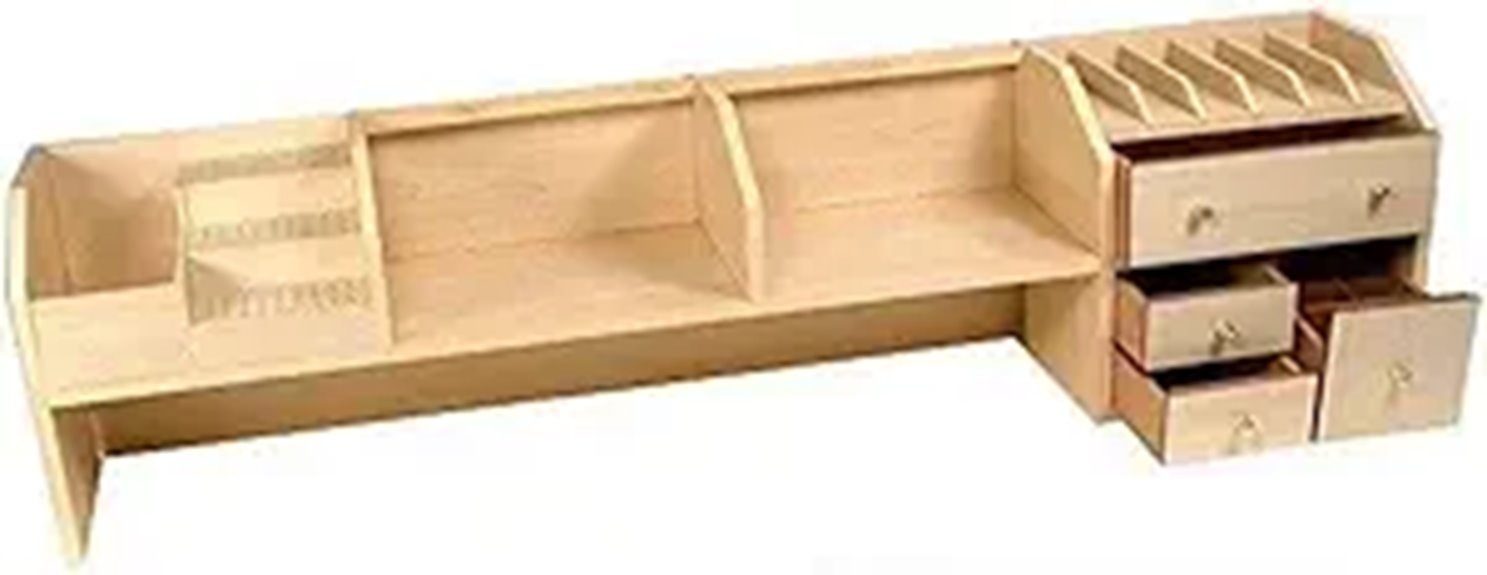 Work Bench Desk Shelf Jewelers Watch Tool Rack Organizer Top