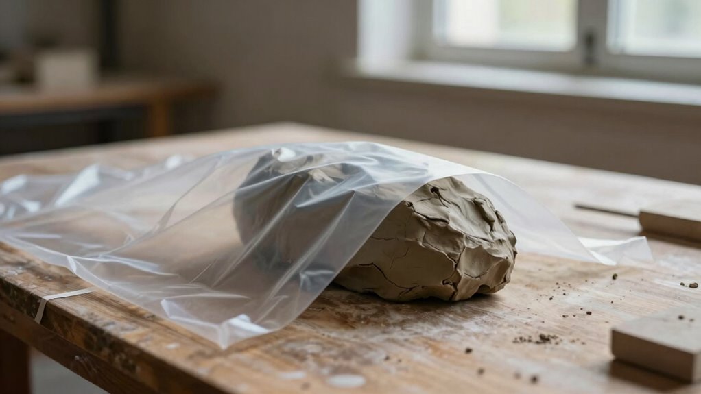 keep clay moist indoors