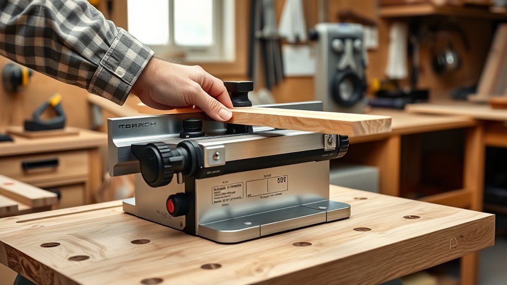 key benchtop jointer features