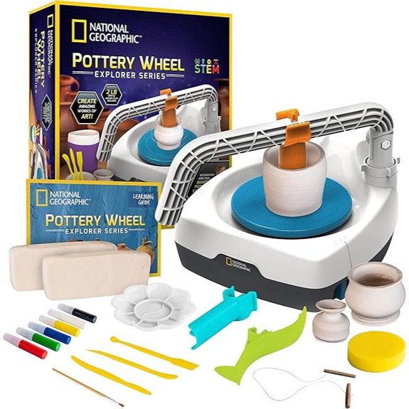 National Geographic Kids Pottery Wheel Craft Kit