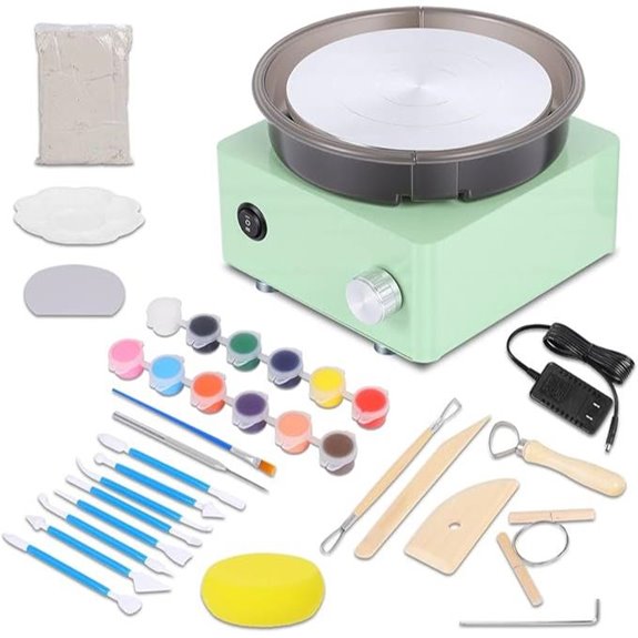 Olenyer Kids Pottery Wheel with Removable Tray