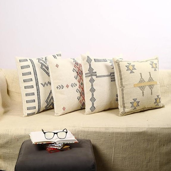 Trade Star Sabra Kilim Pillow Cover Set of 4