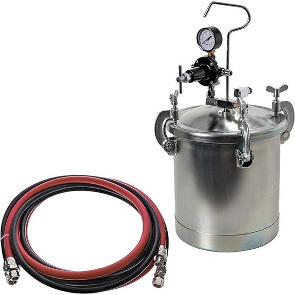 TCP Global 2.5 Gallon Pressure Paint Tank with Accessories