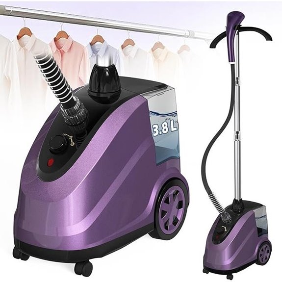 X-Large 3.8L Garment Steamer with Wheels