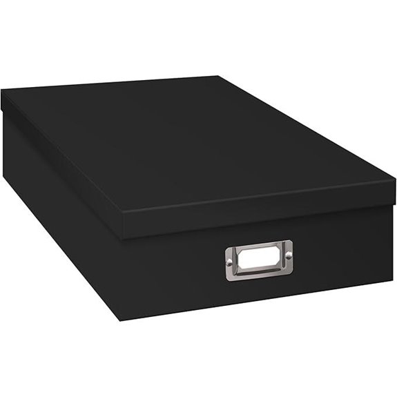 Pioneer Jumbo Scrapbook Storage Box Black