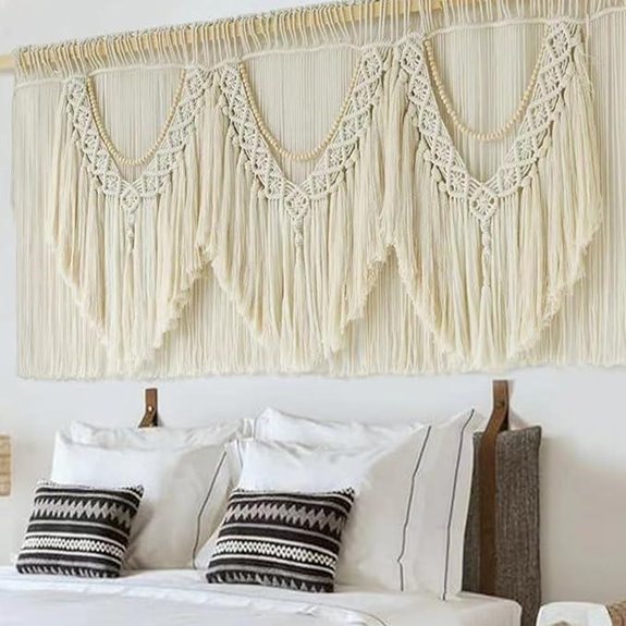 IOWER Macrame Wall Hanging Boho Decor 75x35