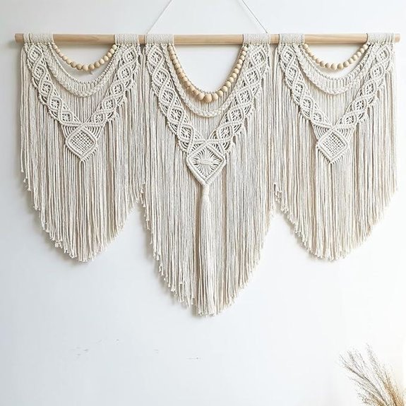 Guzhiou Large Macrame Wall Hanging Boho Tapestry