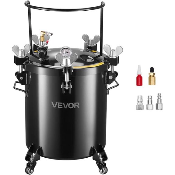 VEVOR 10.6 Gal Pressure Pot for Painting and DIY