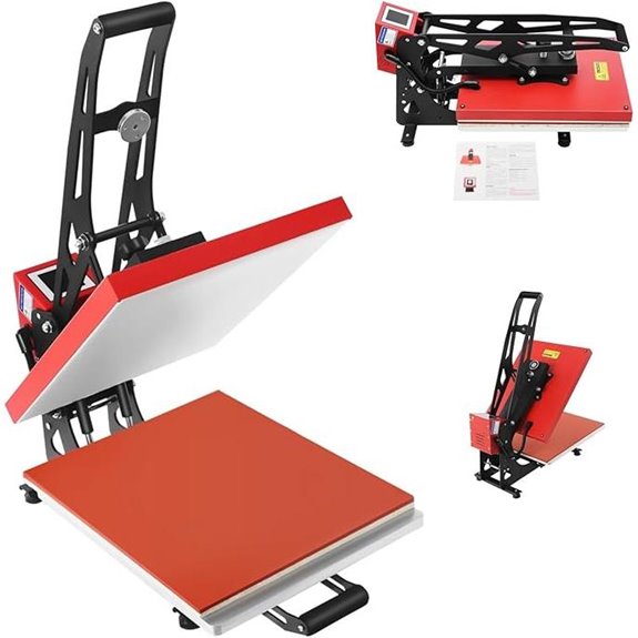 16x20 Clamshell Heat Press with Slide-Out Base
