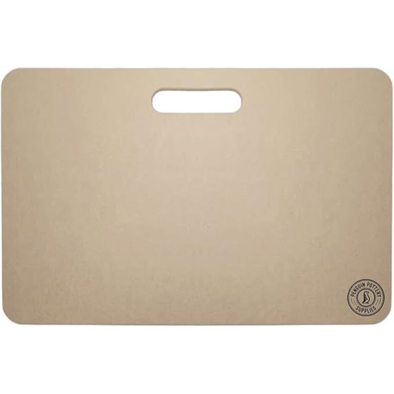 Penguin Pottery Large Clay Wedging Board with Handle