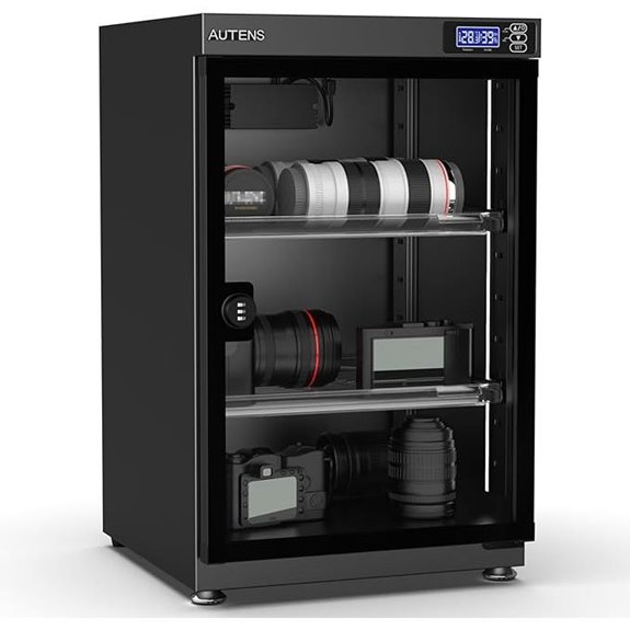 AUTENS 80L Digital Dehumidifier Dry Cabinet with Lock