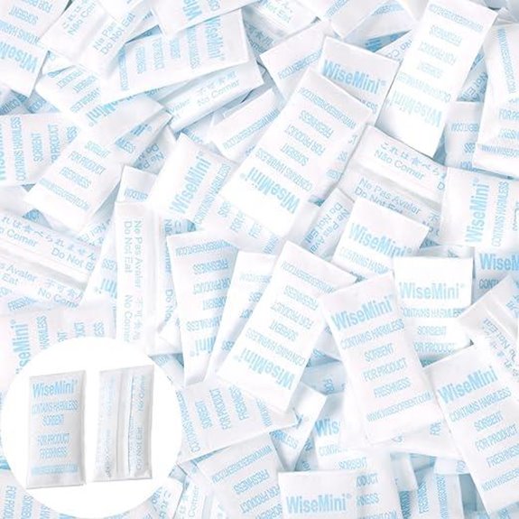 600 Pack Silica Gel Moisture Absorbers for Food Storage