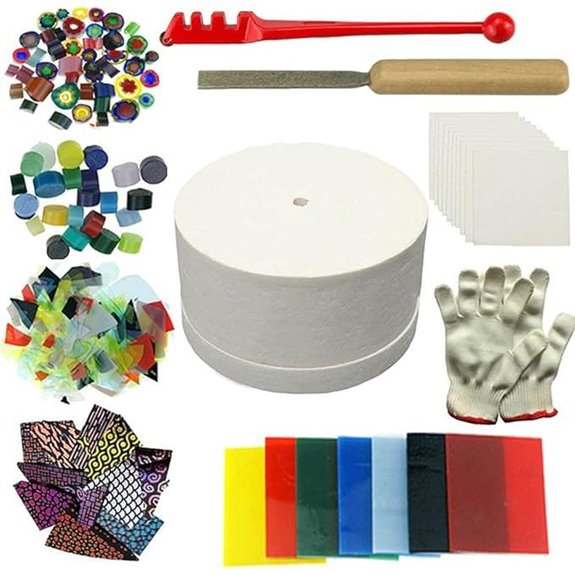 WICAND Large Microwave Kiln Glass Fusing Kit (10pcs)