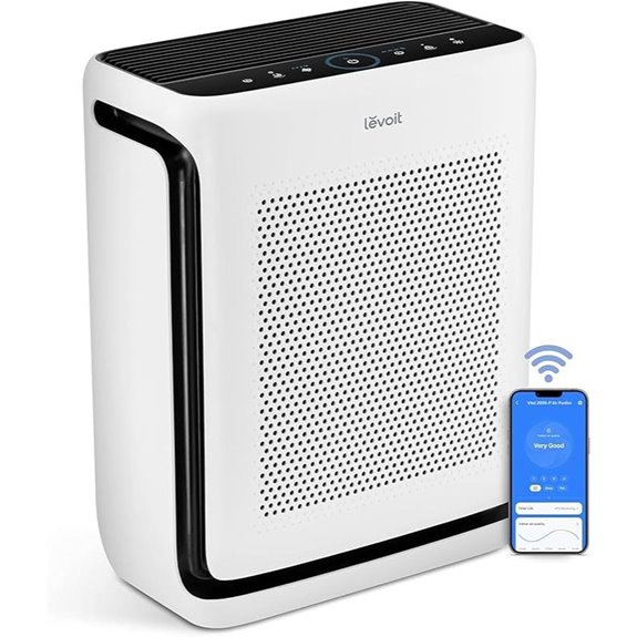Levoit Large Room Air Purifier with HEPA and Monitor