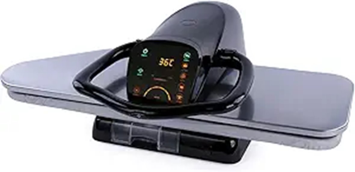 42 Large Steam Iron with Touch Screen and Voice Prompts