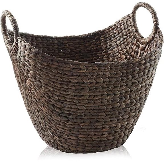 Casafield Large Water Hyacinth Laundry Basket