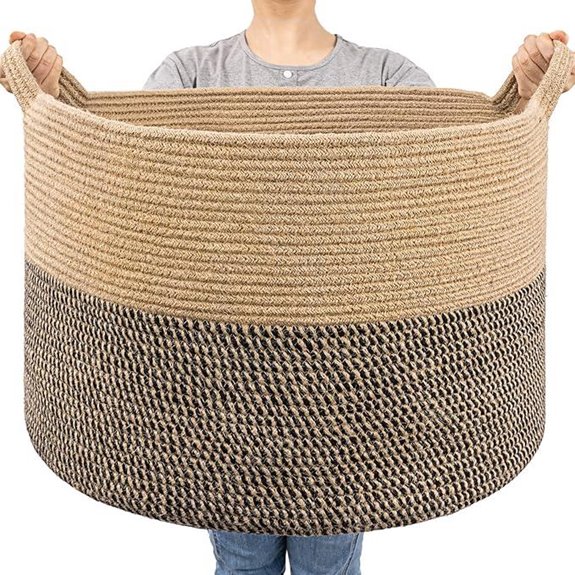 Goodpick Large Wicker Storage Basket for Laundry