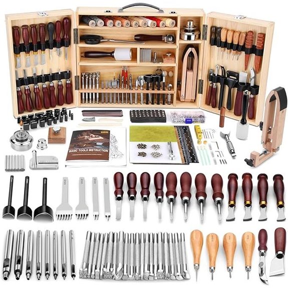 Butuze Leather Working Kit with Tools and Supplies