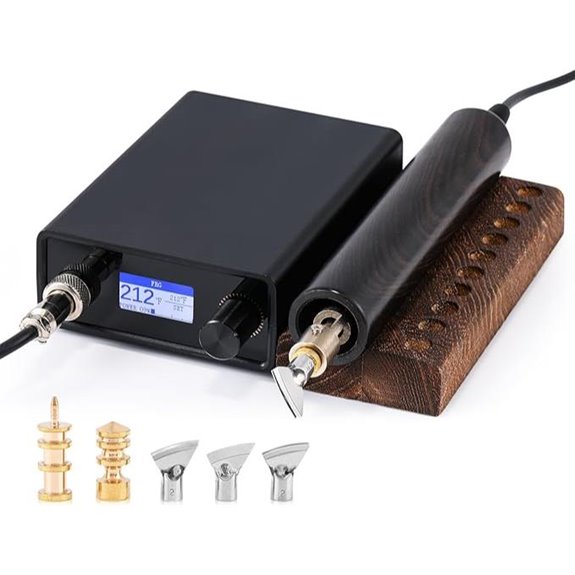 Flyrivergo Leather Creaser Machine with Tips and Base