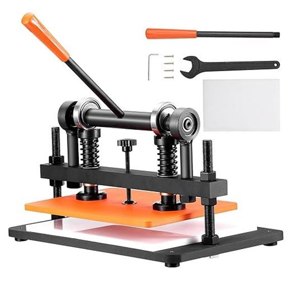 Leather Embossing Machine with Guide Shafts