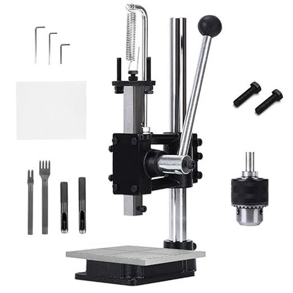 Leather Hole Puncher Hand Press for Leather Craft