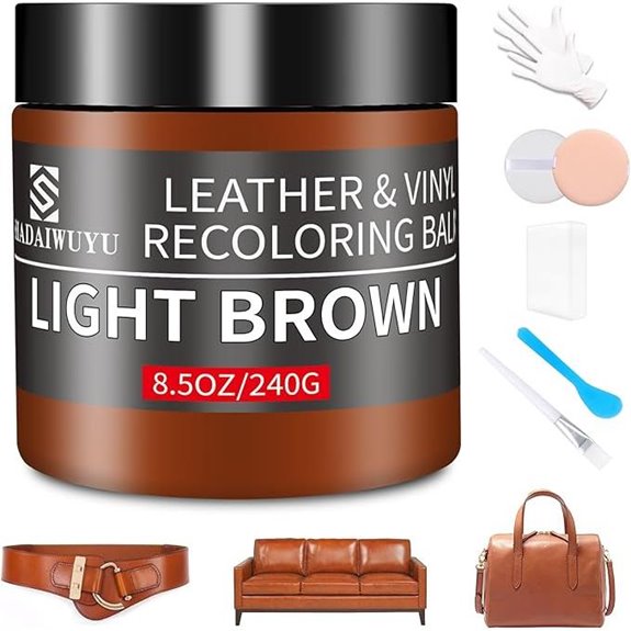 Leather Recoloring Balm for Furniture & Car Leather