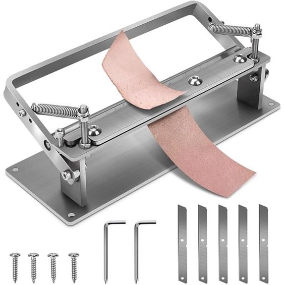 Leather Skiver Splitter with Stainless Steel Blades