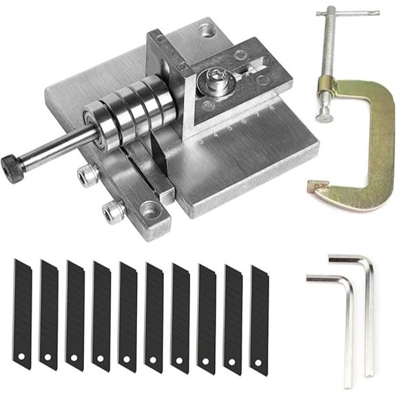 WUTA Leather Strap Cutter with Blades and Clamps