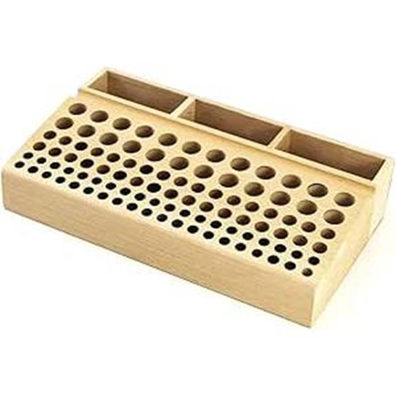 QWORK Leather Tool Holder with 98 Holes and Slots
